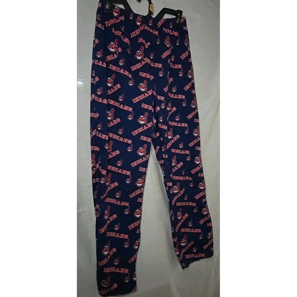 Cleveland Indians Genuine Merchandise Sideline Pajama Pants, Sz Small, Blue/red - Picture 4 of 8